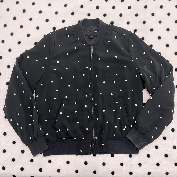 Who What Wear Jackets & Blazers - Who What Wear Polka Dot Jacket Size Small